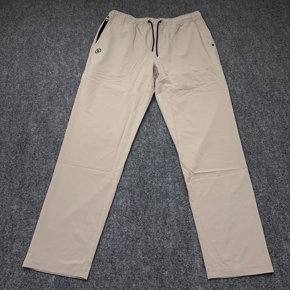 Vuori Elevate Kore Pant Lined Men's Large Toast Performance Activewear V470